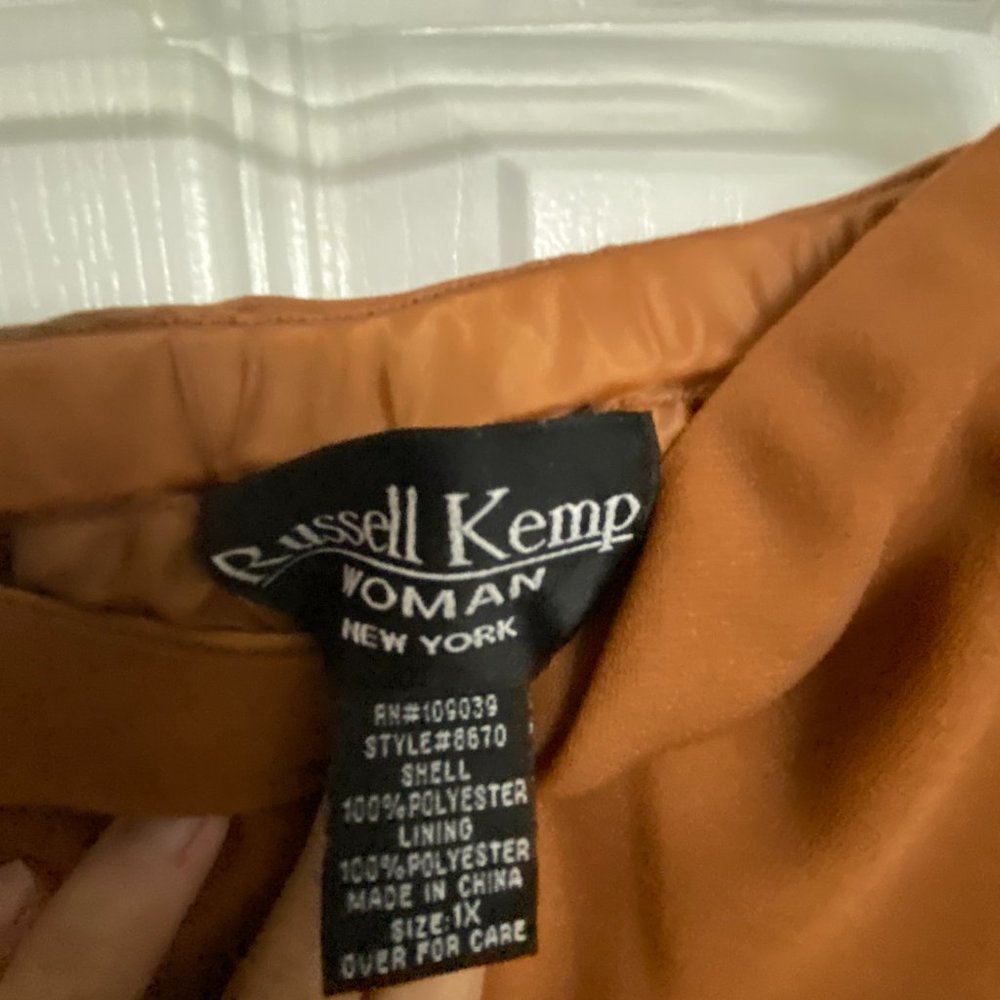 NWT Blouse and Skirt~XL-Rust colors - Picture 15 of 16